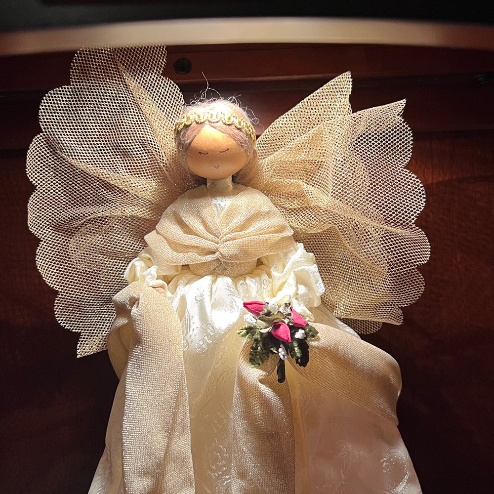 Artisan Angel and/or Christmas Tree Topper made in Pennsylvania - Picture 3 of 7